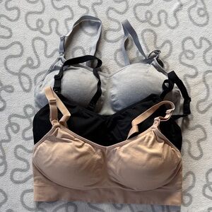 Auden Nursing Lightly Lined Seamless Bras Set